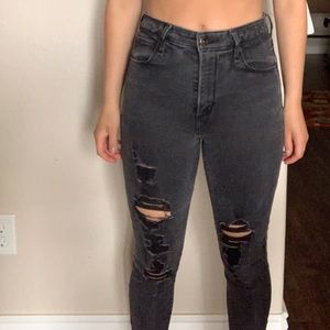 black skinny jeans from abercrombie and fitch